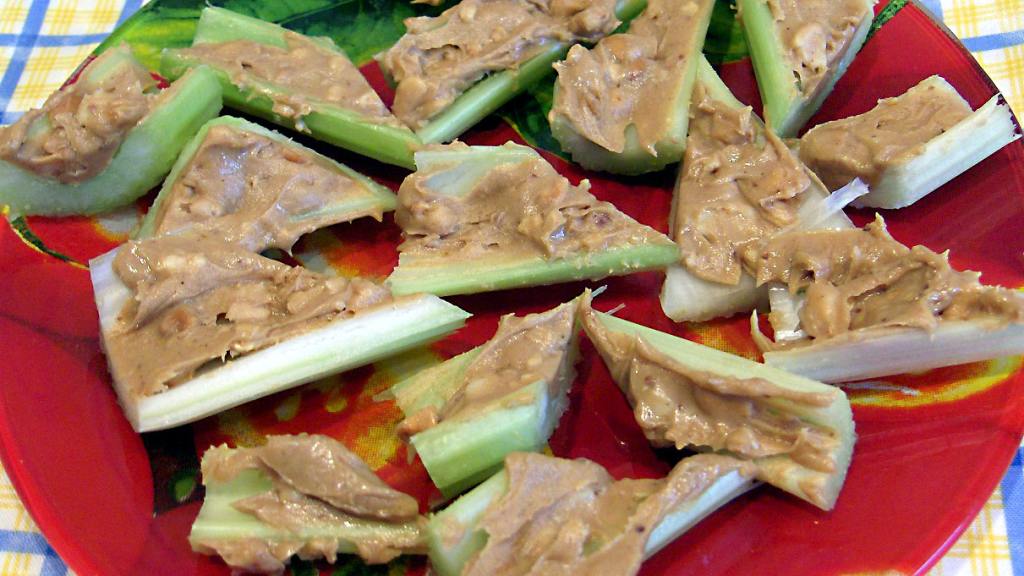 Celery and Peanut Butter Recipe
