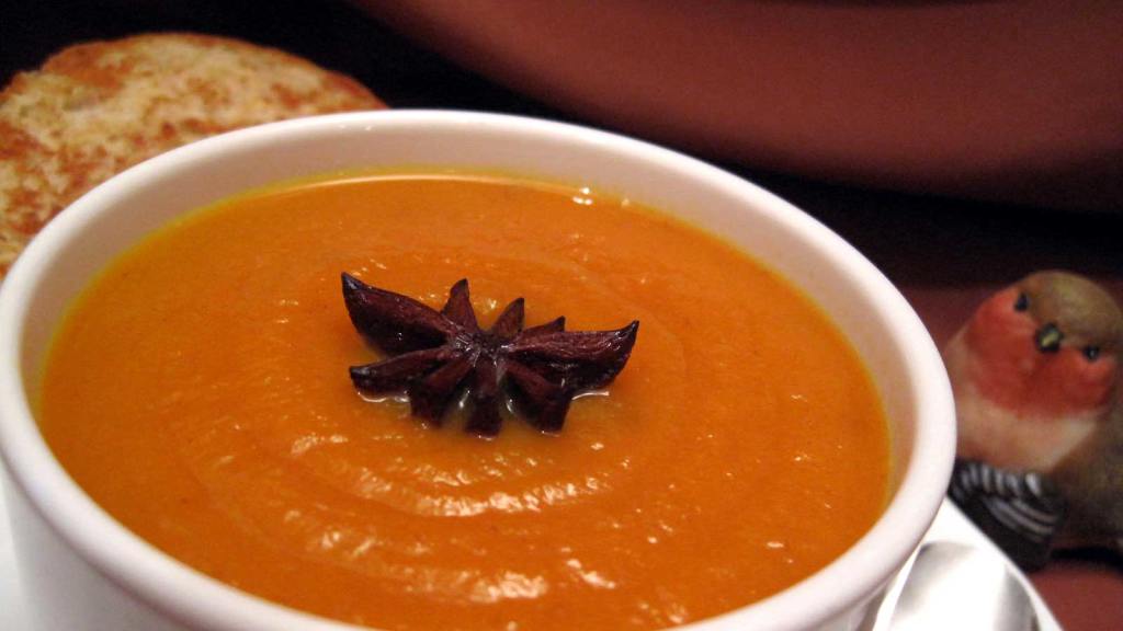 Creamy Carrot Soup With Star Anise created by Annacia