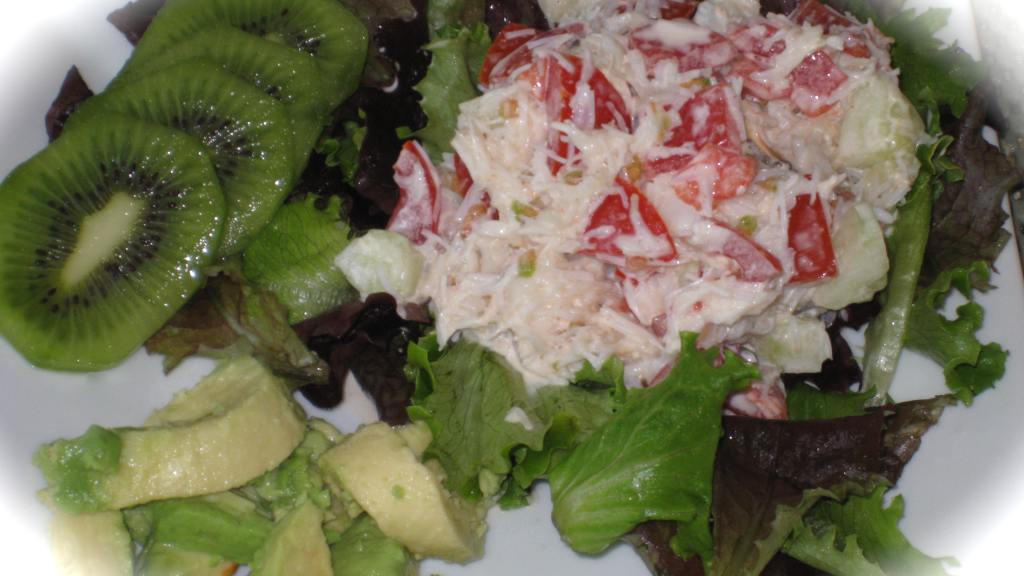 Caribbean Crabmeat Salad With Creamy Gingered Dressing Recipe