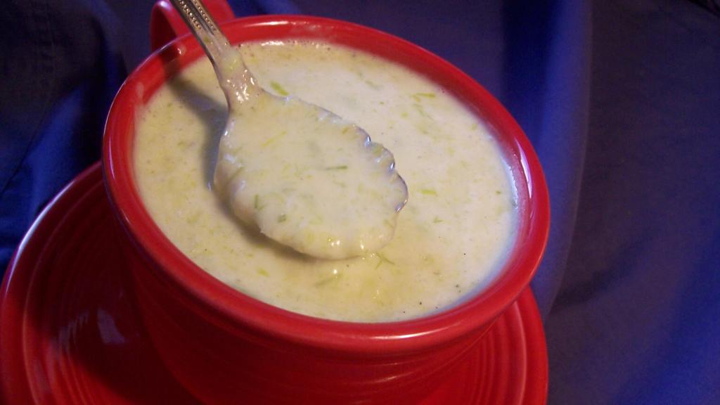 Cream of Leek Soup With Onions created by Parsley