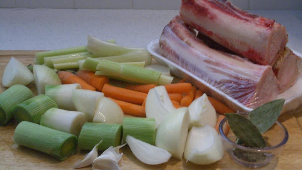 Simple Beef Stock a La Julia Child Recipe