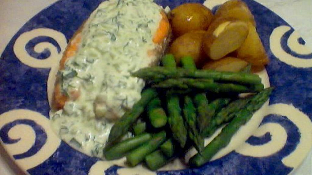 Salmon With CucumberDill Sauce Recipe