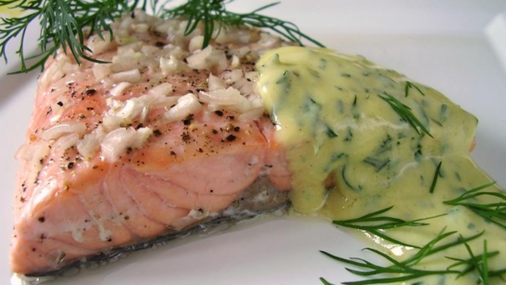 Salmon With Mustard Sauce. Recipe - Food.com