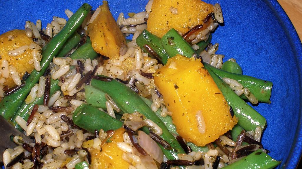 Sweet & Savory Butternut Squash and Wild Rice Sauté created by chiclet