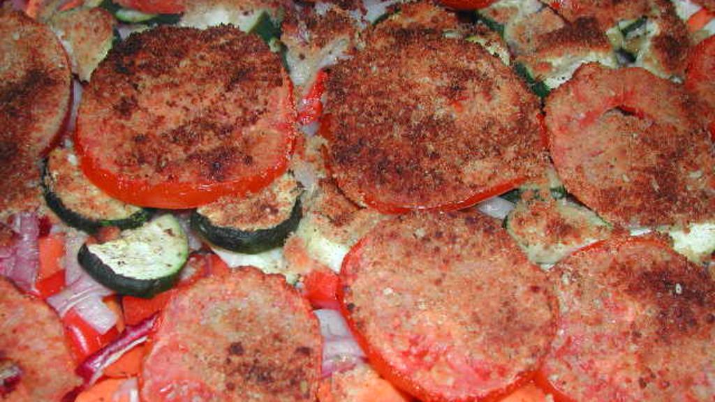 Tomato Vegetable Casserole created by Kumquat the Cats fr