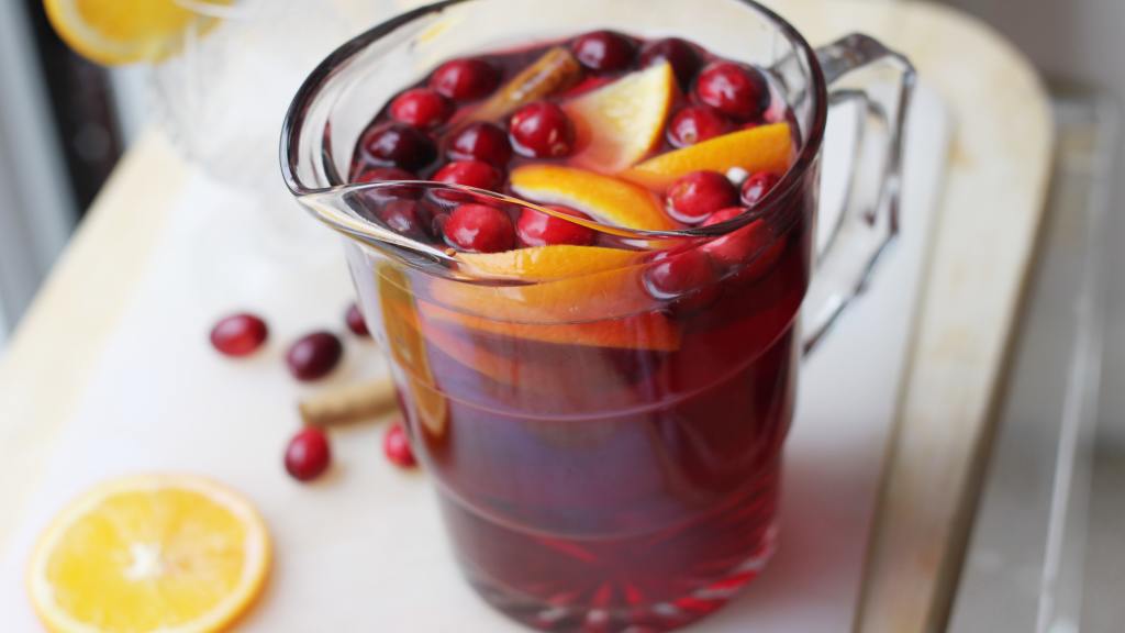 Hot Cranberry Sangria created by Swirling F.