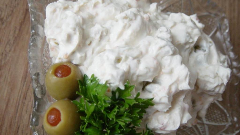 Green Olive Onion Cream Cheese created by Brenda.