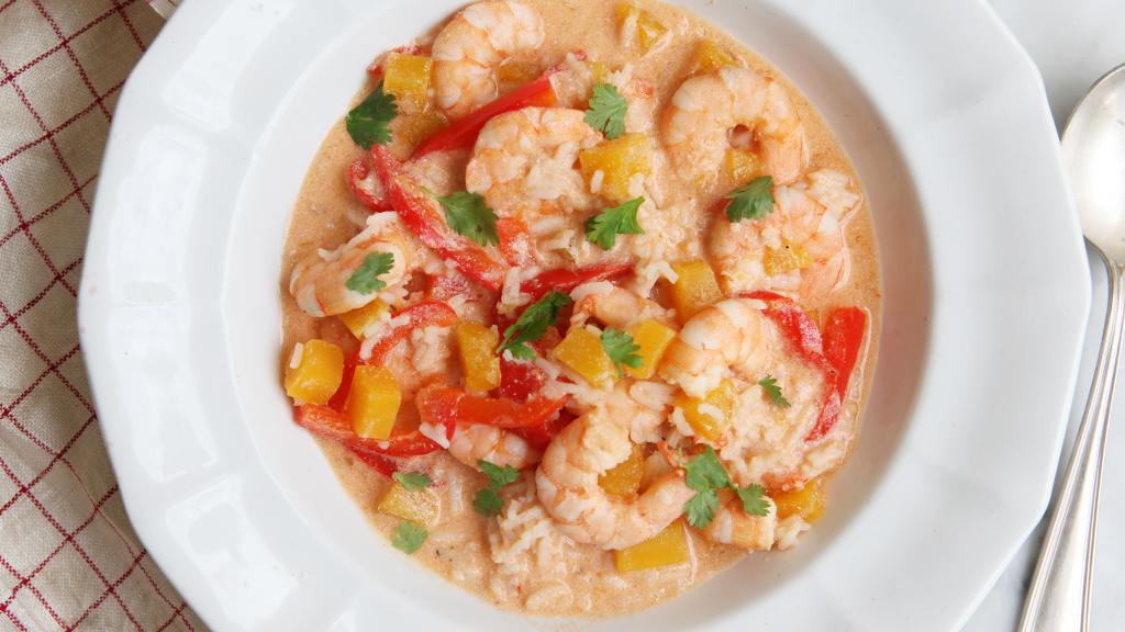 Shrimp and Butternut Squash in Coconut Milk Broth Recipe