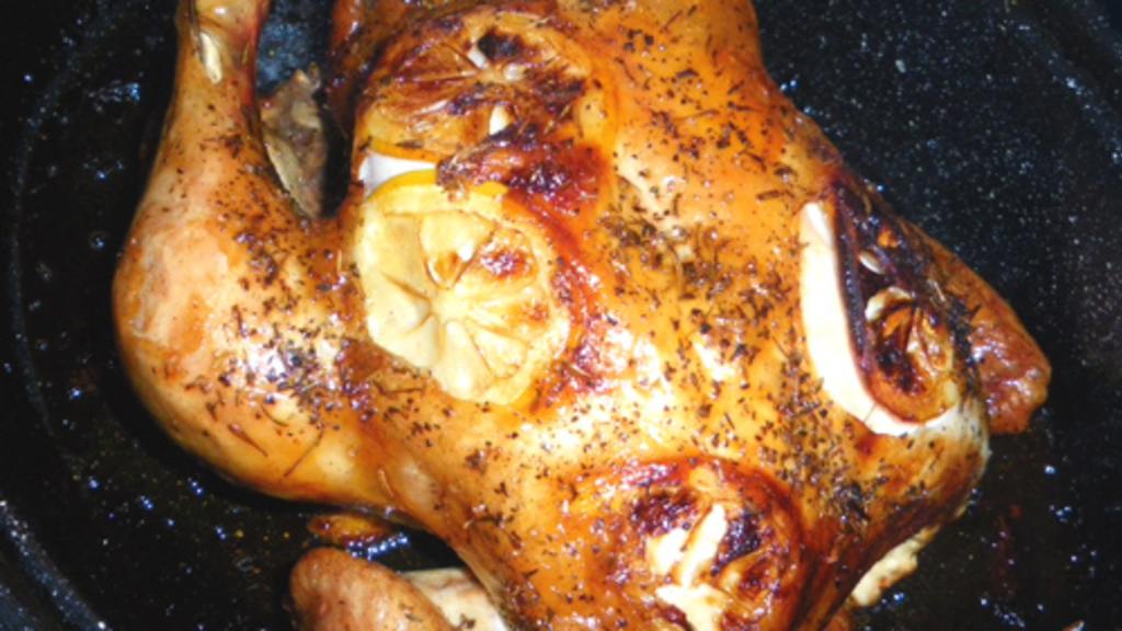 Lemon Garlic Roast Chicken Recipe - Food.com