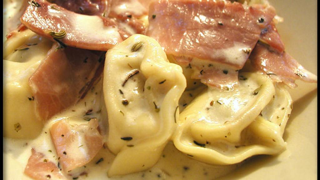 Ravioli Prosciutto Alfredo With Herbes De Provence Recipe