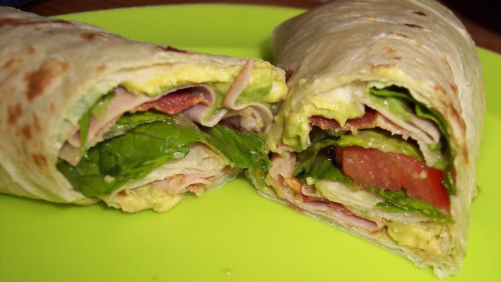 Turkey, Bacon & Guacamole Wrap Recipe