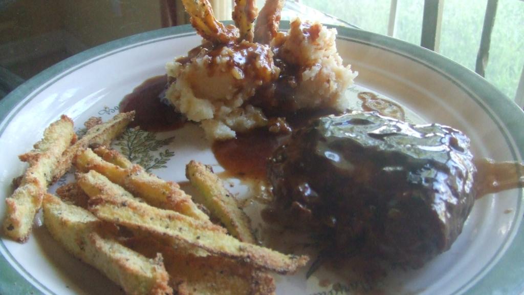 Ground Sirloin Steaks With Brown Gravy Recipe