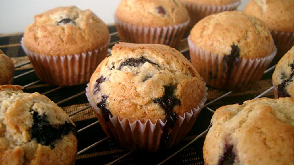 Healthy Berry Blue Muffins Recipe
