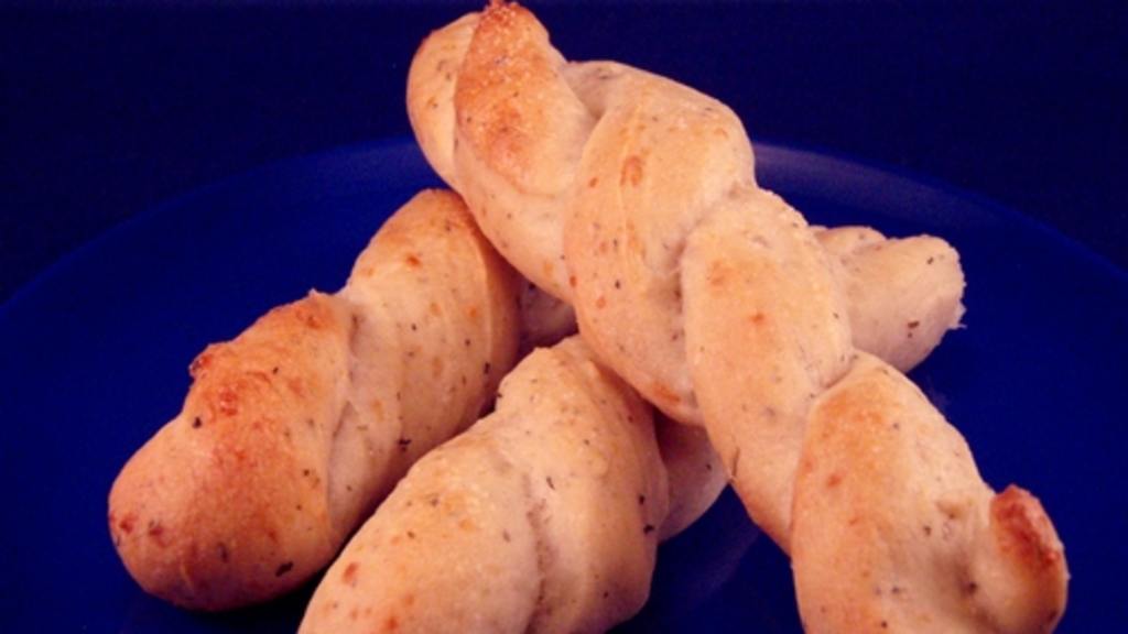 Pepper Cheese Breadsticks (Bread Machine) Recipe