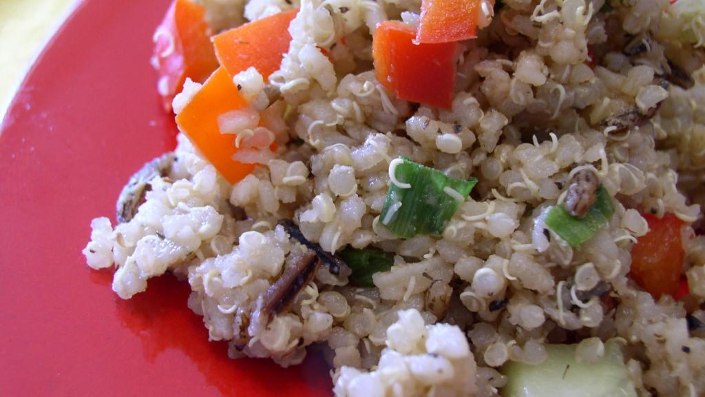 Wild Rice Quinoa Garden Salad Recipe