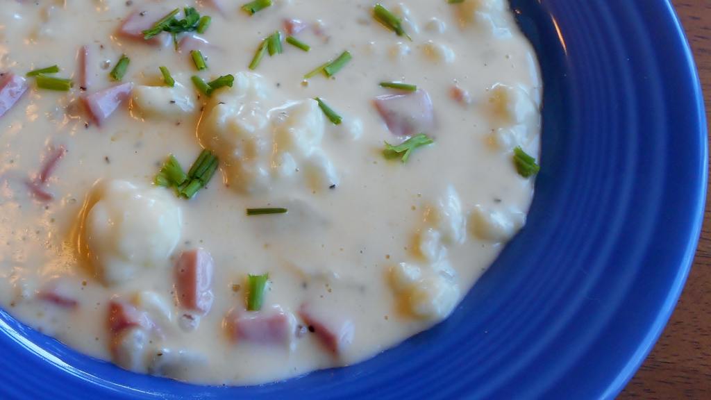 Cauliflower Ham Chowder Recipe