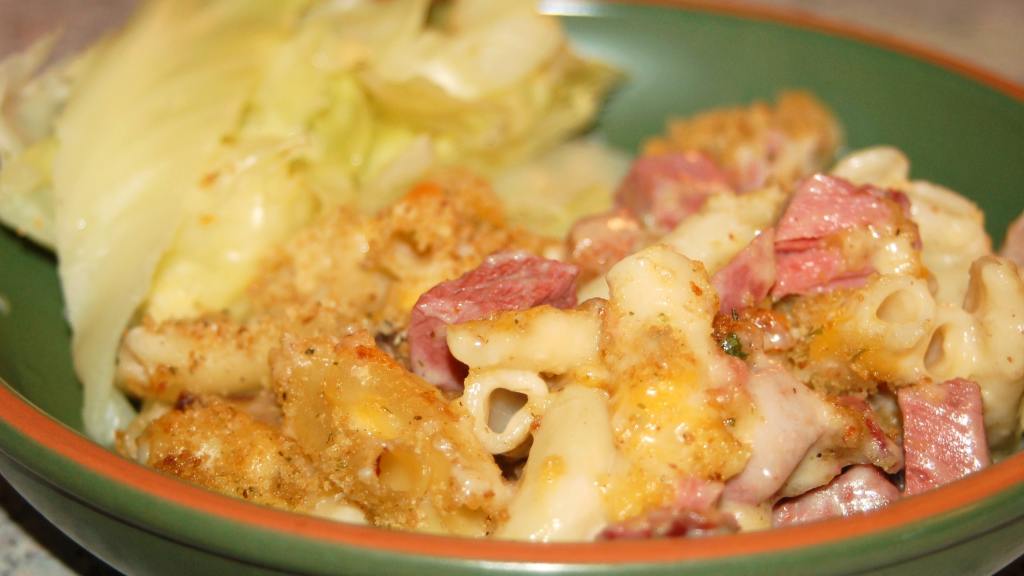 Corned Beef, Cabbage, Macaroni Bake Recipe