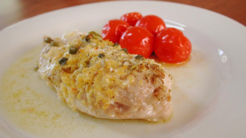 Chicken With Mascarpone, Capers & Lemon created by Chef floWer