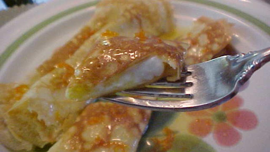 Blintzes Suzette created by Chef PotPie