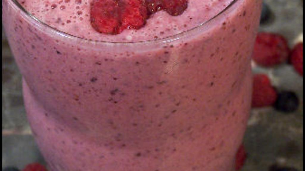 Berry Blast Protein Shake Fruit Smoothie Recipe