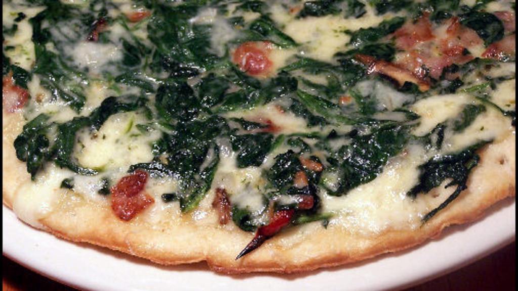 Pepper-Jack & Spinach Pizza Pie created by NcMysteryShopper