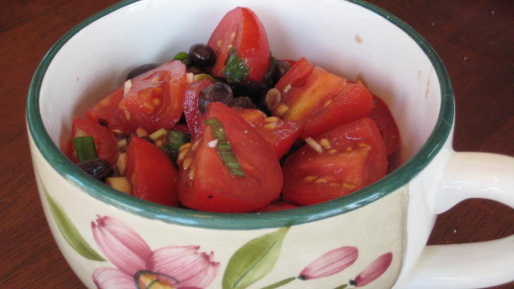 Black Beans and Tomatoes in Balsamic created by RedVinoGirl