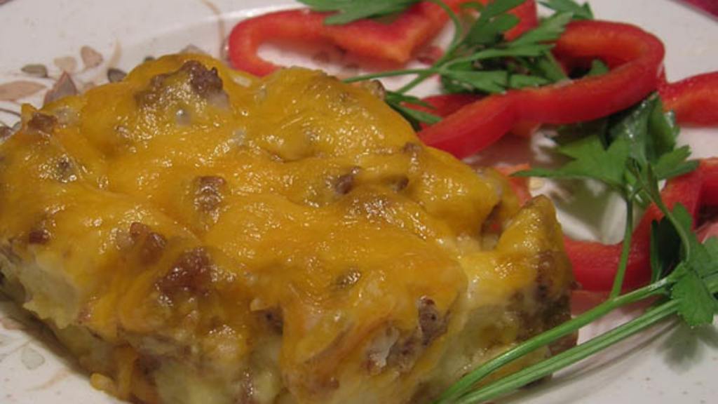Crouton Sausage Breakfast Bake Recipe