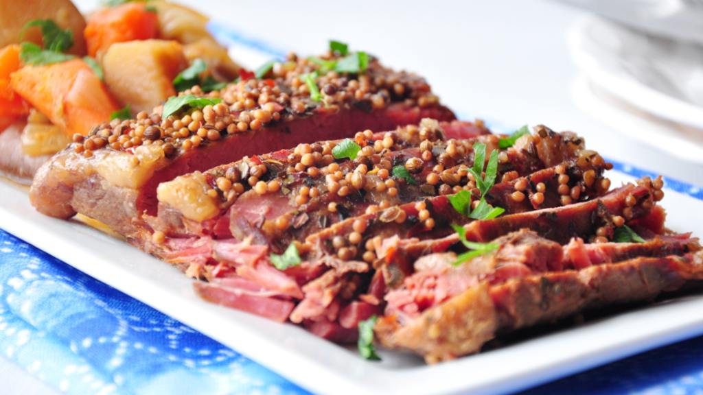 Crock Pot Apple and Brown Sugar Corned Beef created by SharonChen
