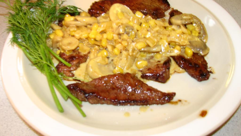 Veal or Chicken Scaloppine With Saffron Cream Sauce Recipe