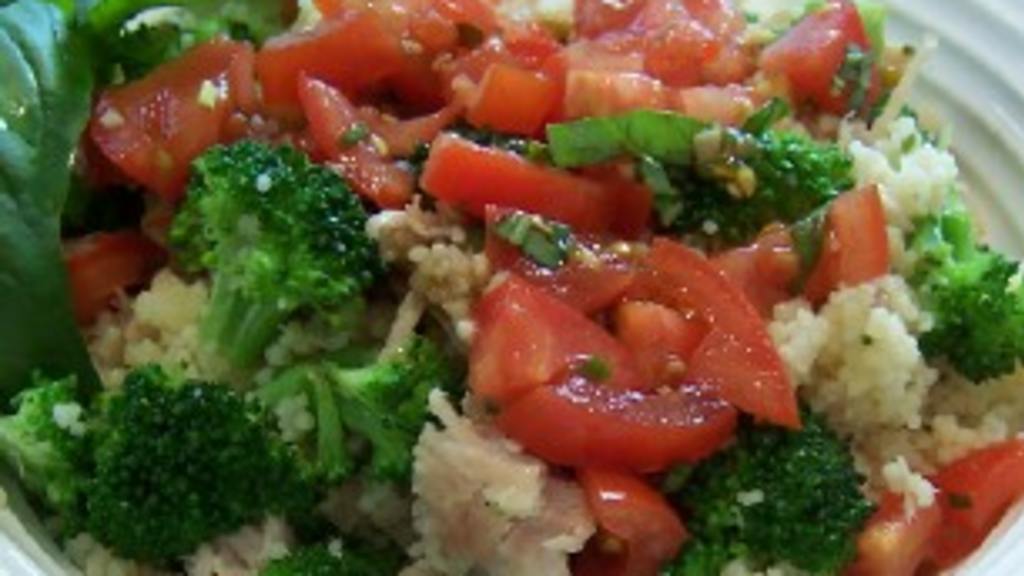 Chicken and Broccoli Couscous With Salsa Recipe