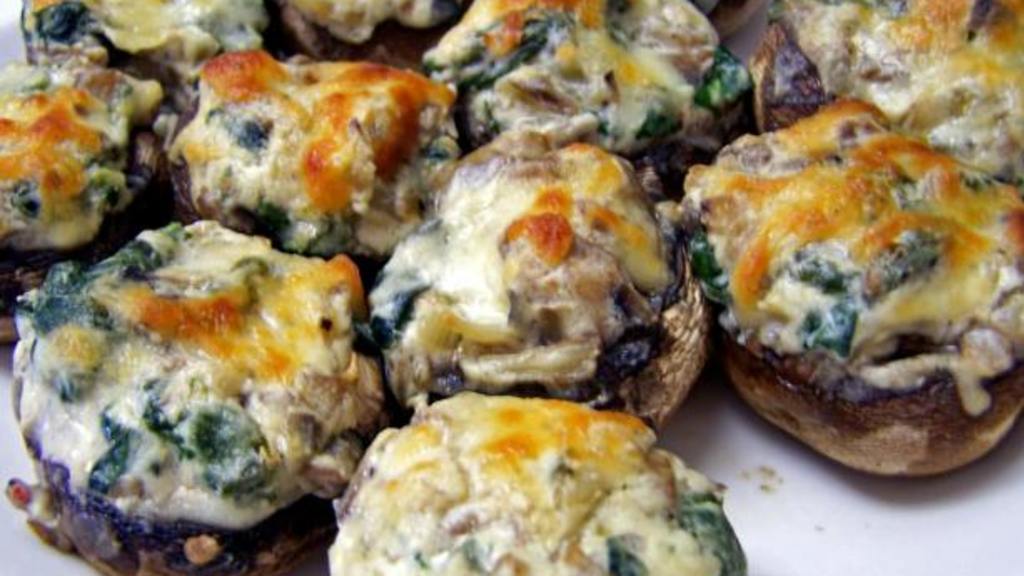 Mushrooms Stuffed With Spinach and Cheese created by Rita1652