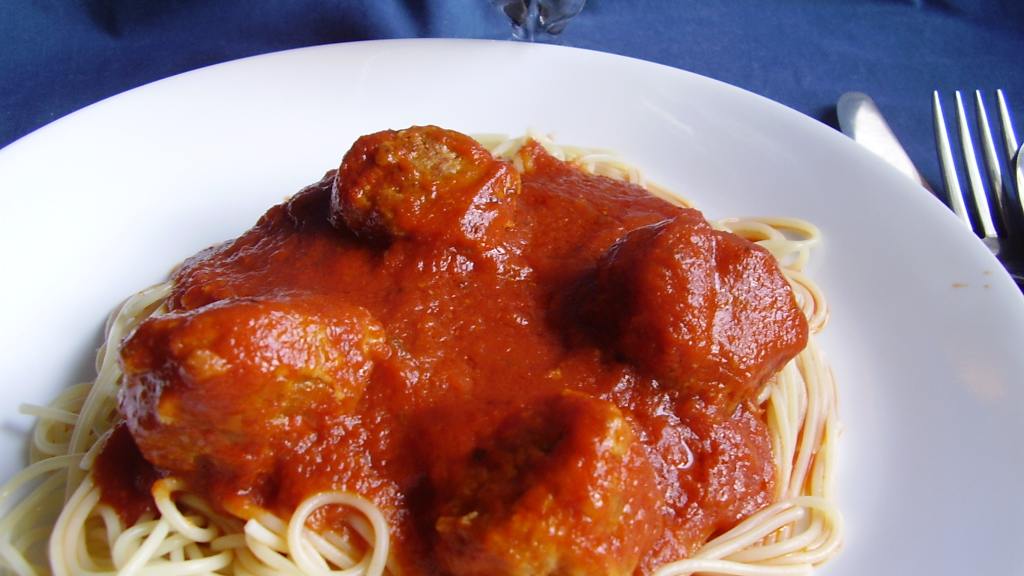 Lady and the Tramp Spaghetti and Meatballs Recipe