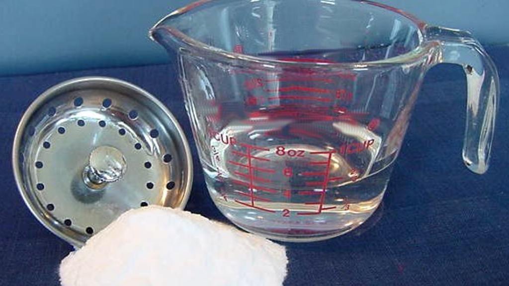 Homemade Drain Cleaner and Declogger Recipe