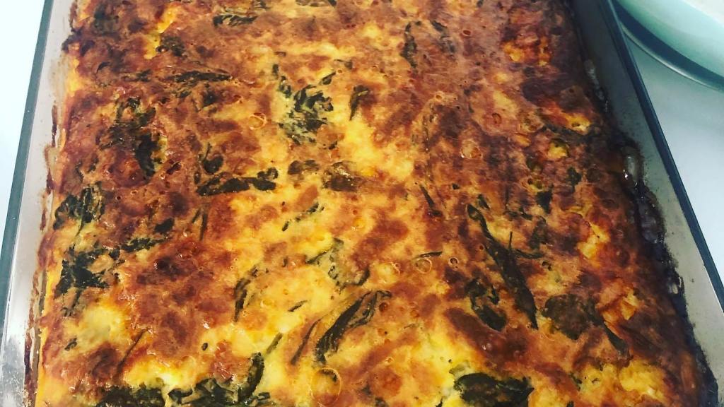 Three Cheese Spinach Egg Casserole Recipe - Food.com