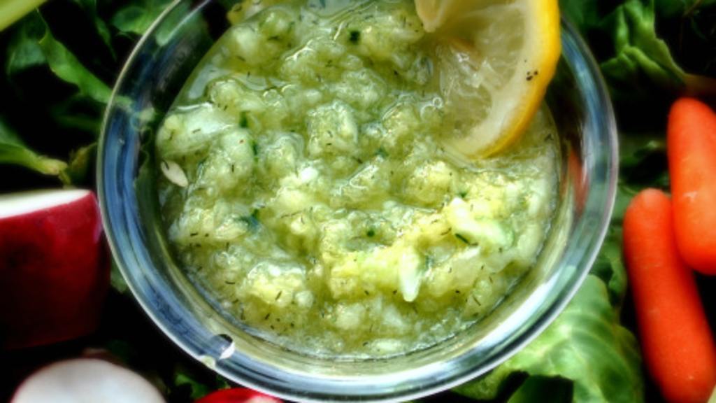 Cucumber Vinaigrette Recipe