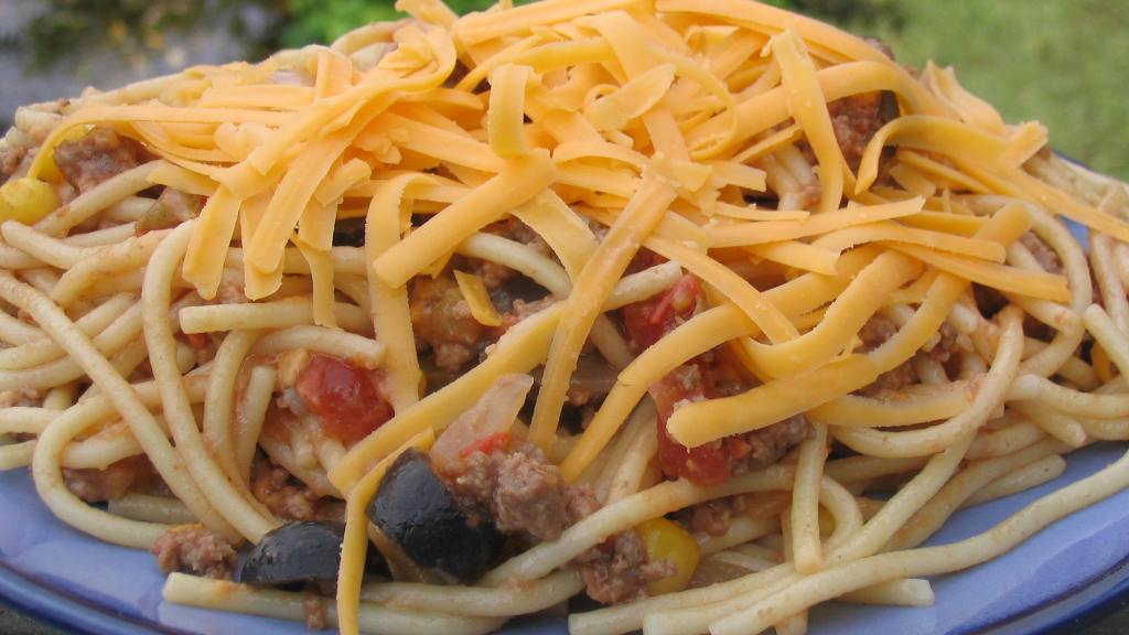 Tex-Mex Spaghetti (Crock Pot Served) created by Charmie777