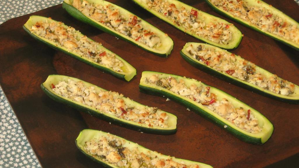 Zucchini and Feta Appetizer created by Queen uh Cuisine