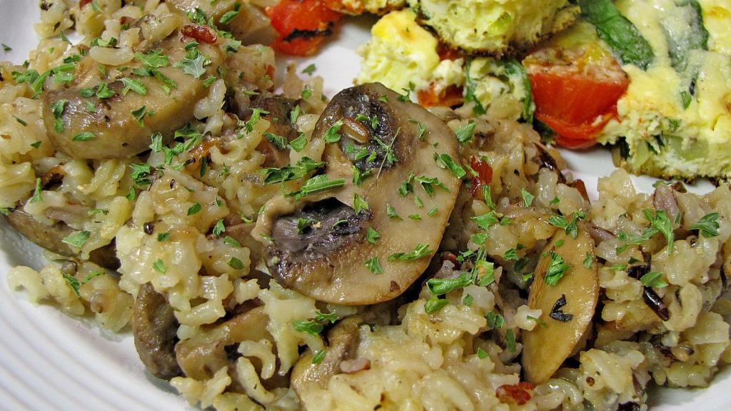 Wild Rice and Mushroom Casserole Recipe