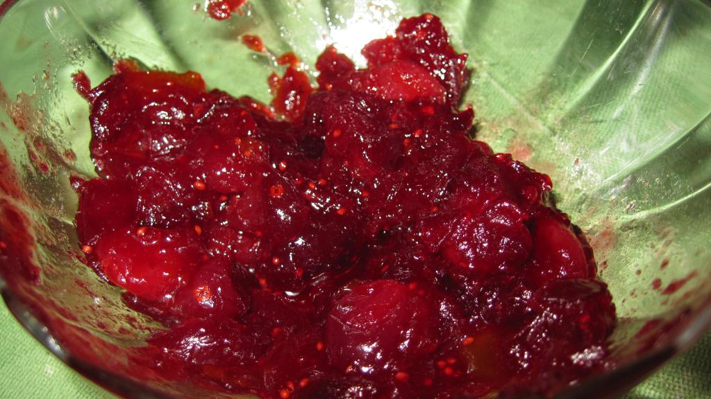 Apricot Cranberry Sauce created by threeovens