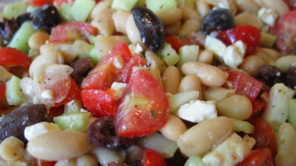 Greek Bean Salad Recipe