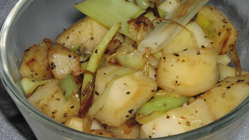 Leeks and Parsnips: Sauteed or Creamed created by teresas