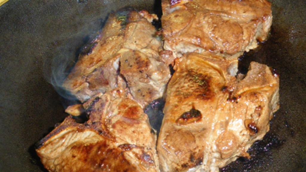 Lea and Perrins Lamb Chops created by Bergy