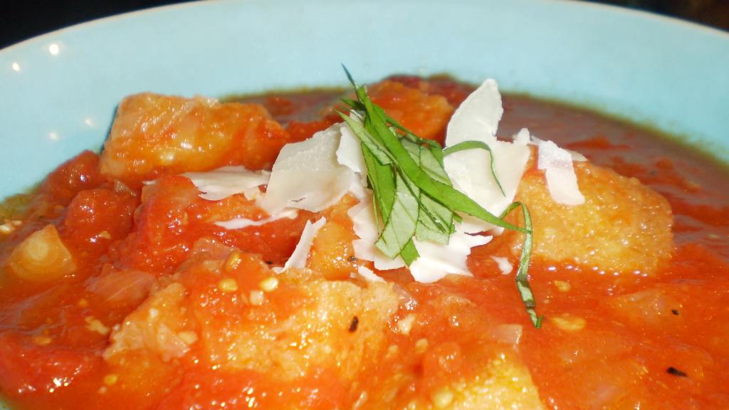 Tomato and Garlic Bread Soup created by breezermom