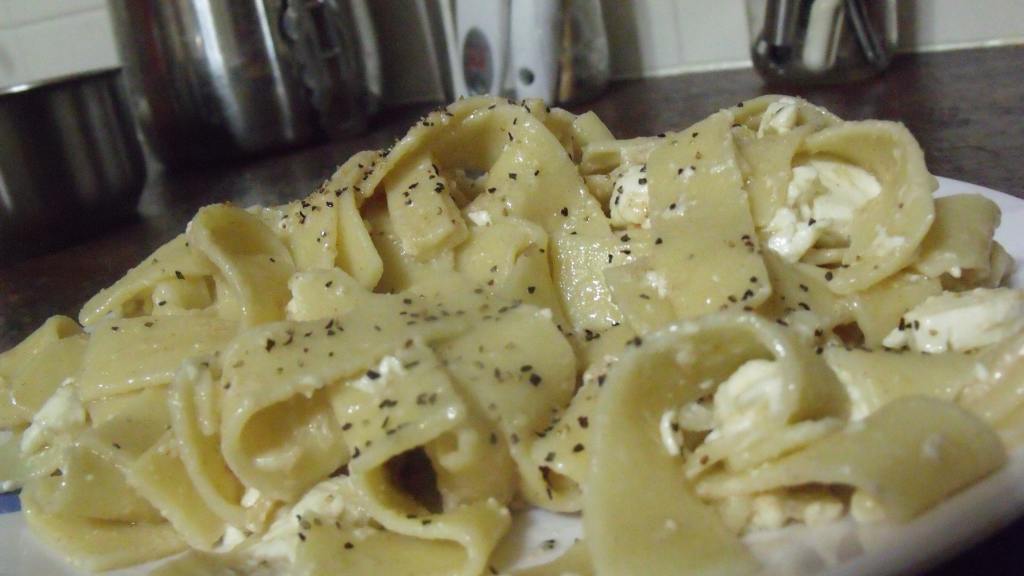 Egg Noodles With Brown Butter and Feta Recipe