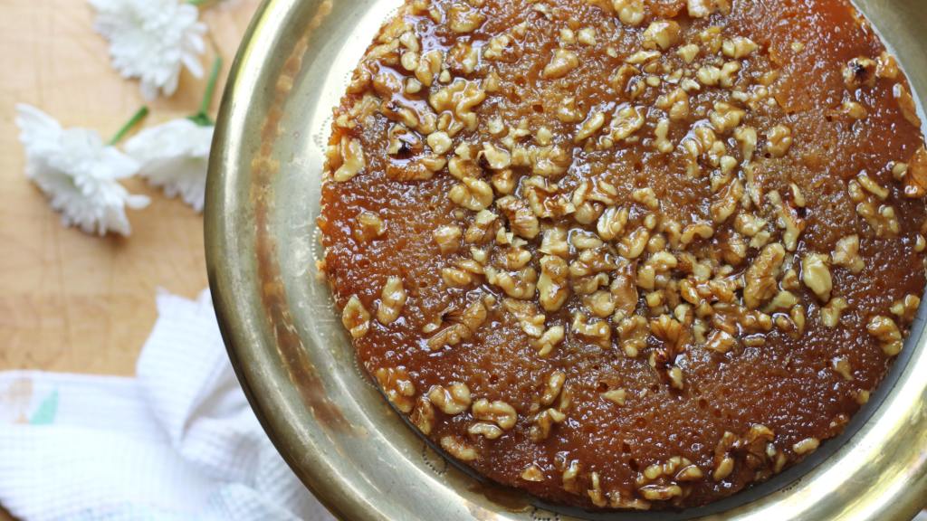 Maple Syrup Pudding Cake created by Swirling F.