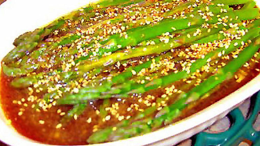 Sesame Asparagus with Garlic Recipe