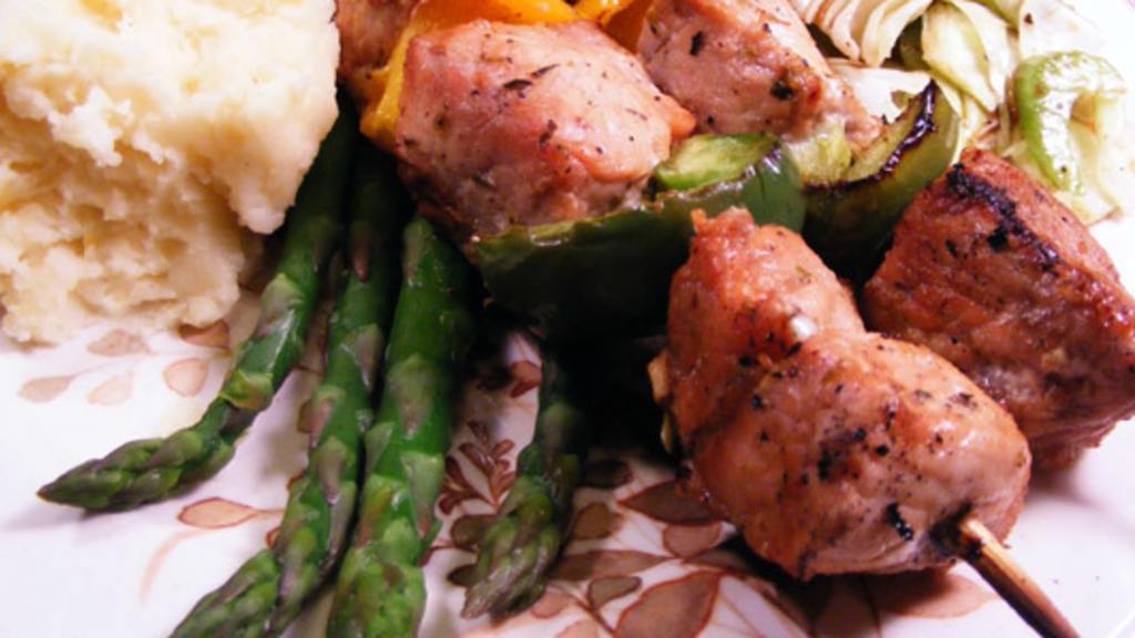 GreekStyle Pork Kabobs Recipe