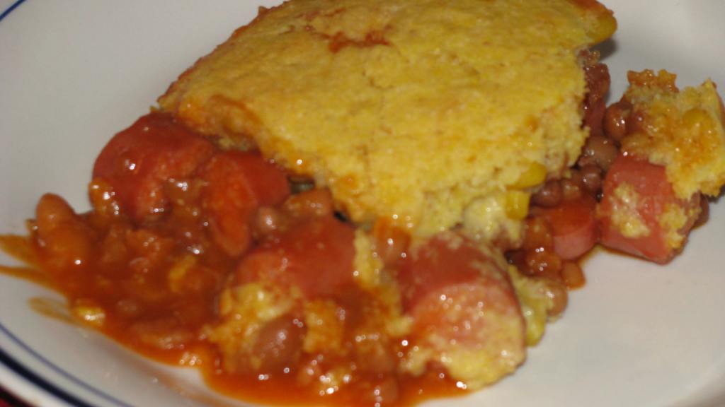 Baked Bean Corn Dog Casserole Recipe