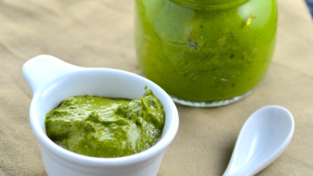 Speedy Spinach Pesto created by May I Have That Rec