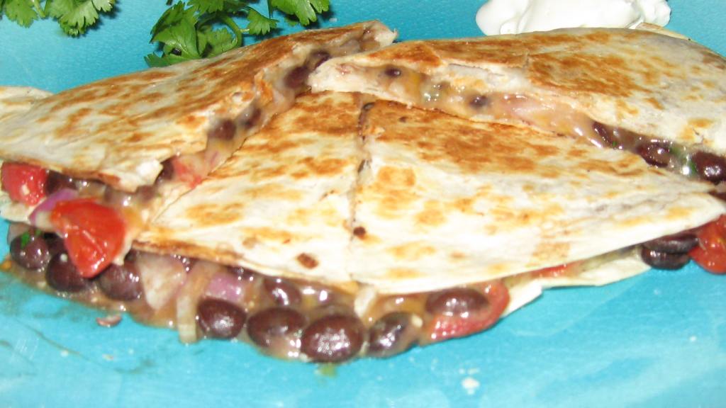 Fiesta Black Bean Quesadillas Recipe